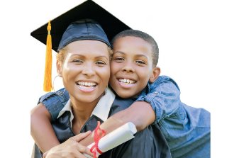 Single Moms Guide to Getting a Degree Graduate and son